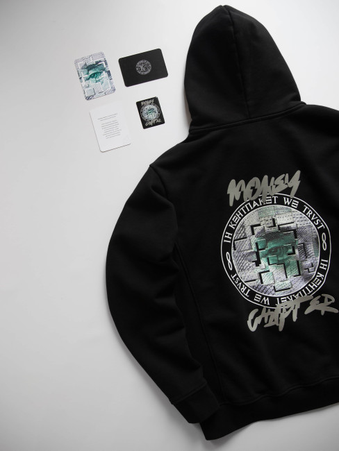 Зіп-худі КентПакет Mosaic eye Black