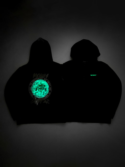 Зіп-худі КентПакет Mosaic eye Black