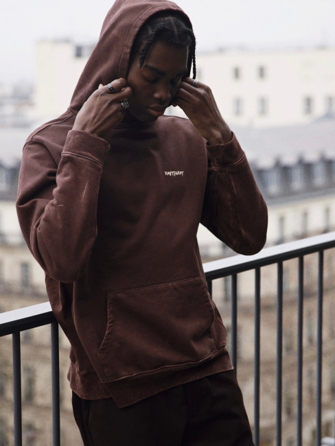 Hoodie KentPaket Lady Liberty Washed Brown