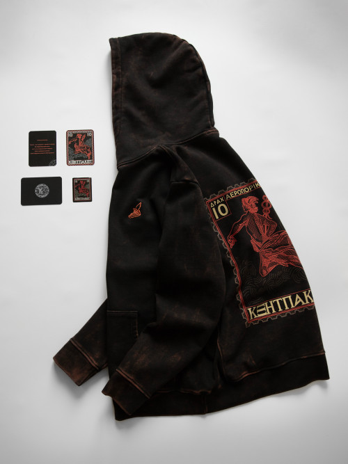 Худі КентПакет Washed Hermes Black 2