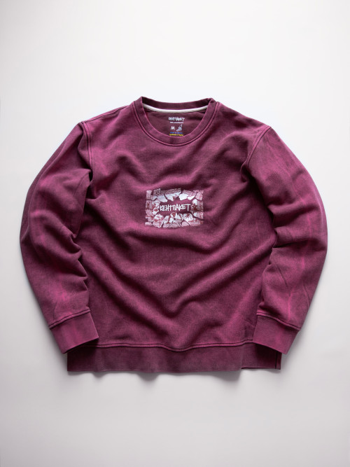 Світшот КентПакет Washed Ares Sweat Burgandy