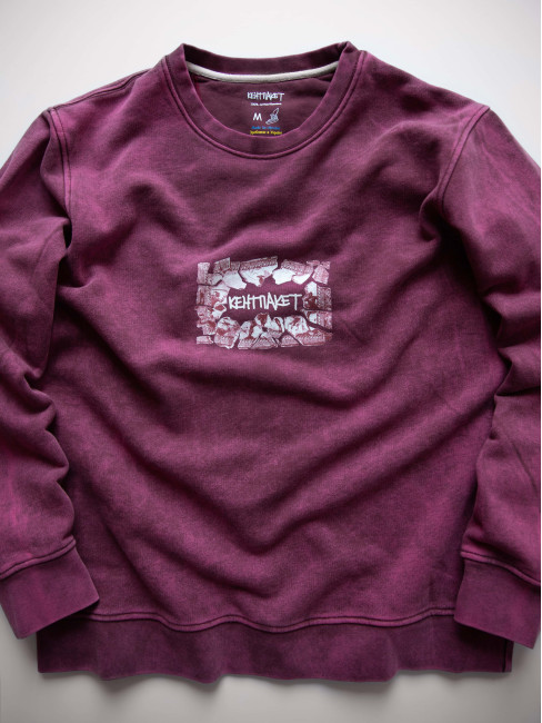 Світшот КентПакет Washed Ares Sweat Burgandy