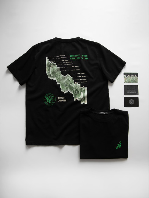 Футболка КентПакет Currency Rate Black