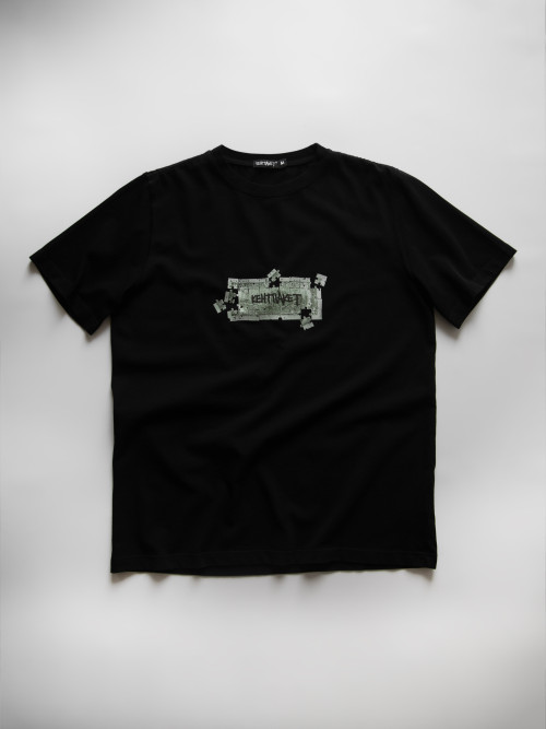 КентПакет Puzzle dollar Tee Black