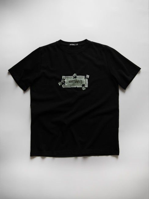 КентПакет Puzzle dollar Tee Black