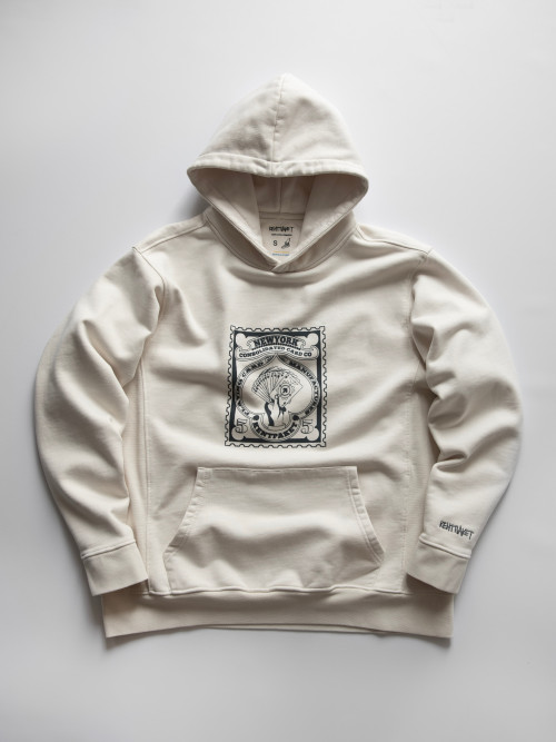 Худі КентПакет Card Mark hoodie beige 2