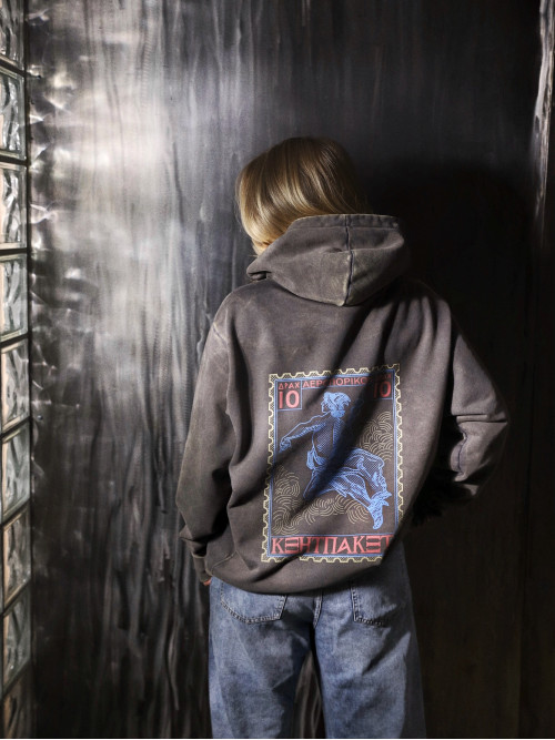 Худі КентПакет Washed Hermes Grey