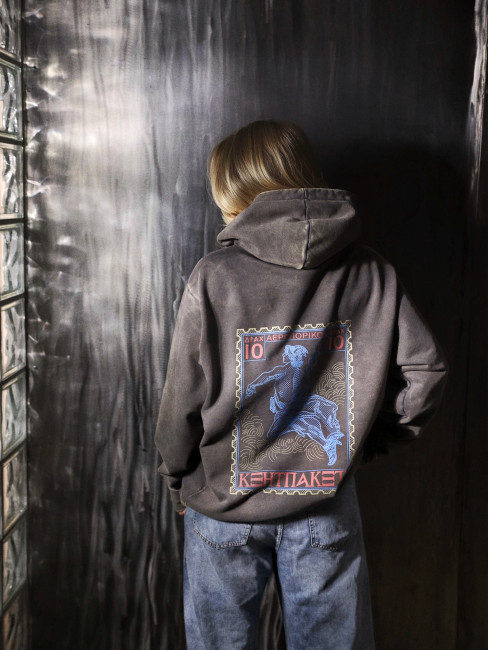 Худі КентПакет Washed Hermes Grey