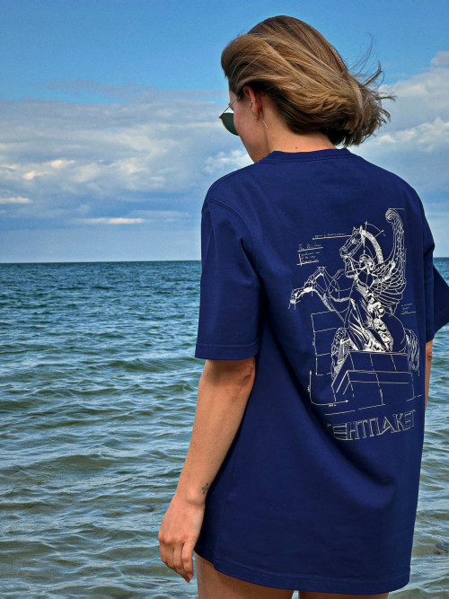Футболка КентПакет Pegasus Design Tee Navy 2