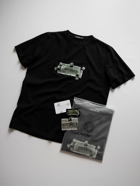 Футболка КентПакет Puzzle dollar Black