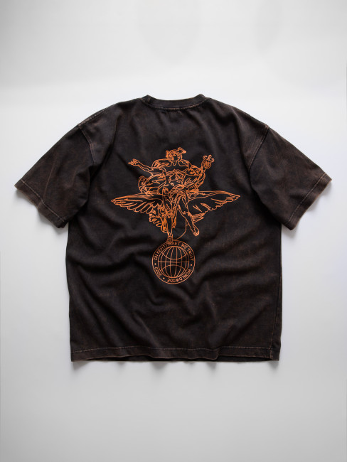 Футболка КентПакет Washed Hermes NY Black