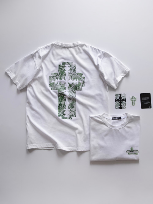 Футболка КентПакет Razor Cross White 2