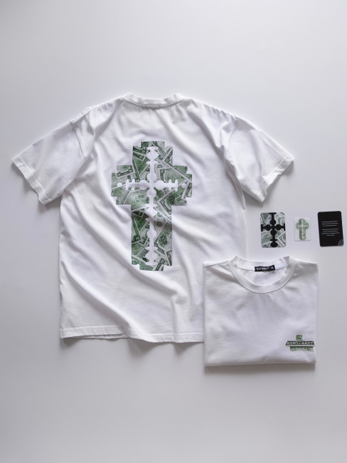 Футболка КентПакет Razor Cross White
