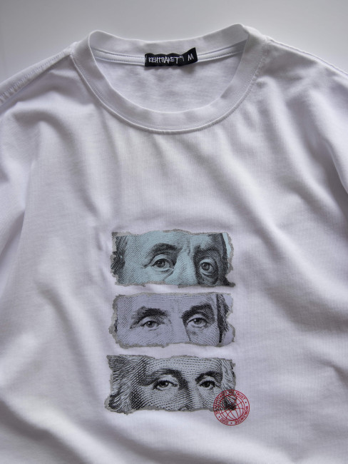 KentPaket Tshirt All eyes 2.0 White