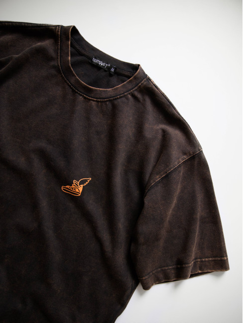 Футболка КентПакет Washed Hermes NY Black