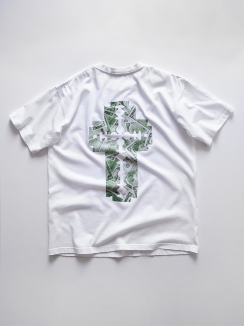 КентПакет Tshirt Razor Cross White