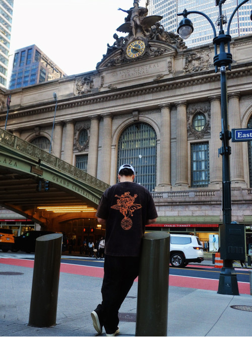 Футболка КентПакет Washed Hermes NY Black 2