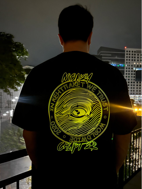 Футболка КентПакет Washed Conture Eye Tee Black