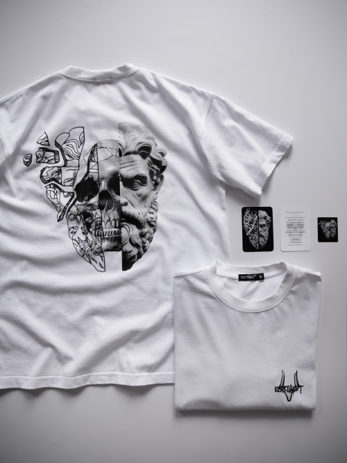 КентПакет Tshirt  Memento Mori 2.0 White 2