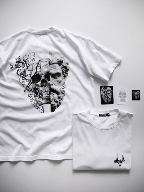 КентПакет Tshirt  Memento Mori 2.0 White