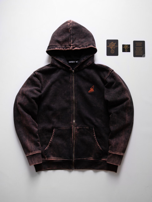 Зіп-худі КентПакет Washed Hermes NY