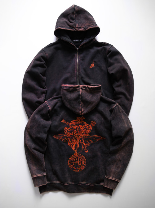 Зіп-худі КентПакет Washed Hermes NY 2