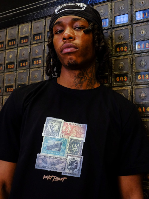 Футболка КентПакет Post Mark tee Black 2