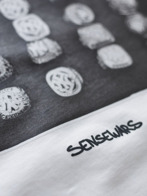 KentPaket Sense Rings Tee Black White