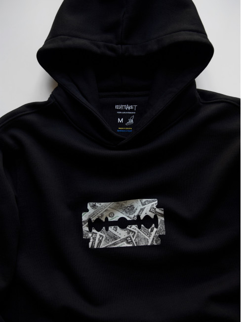 KentPaket Razor hoodie black