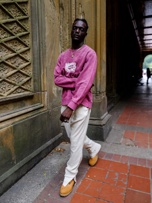 Світшот КентПакет Washed Ares Sweat Burgandy