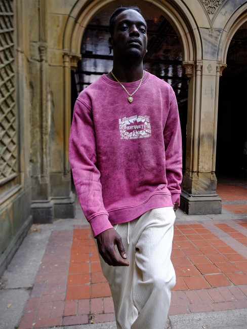 Світшот КентПакет Washed Ares Sweat Burgandy