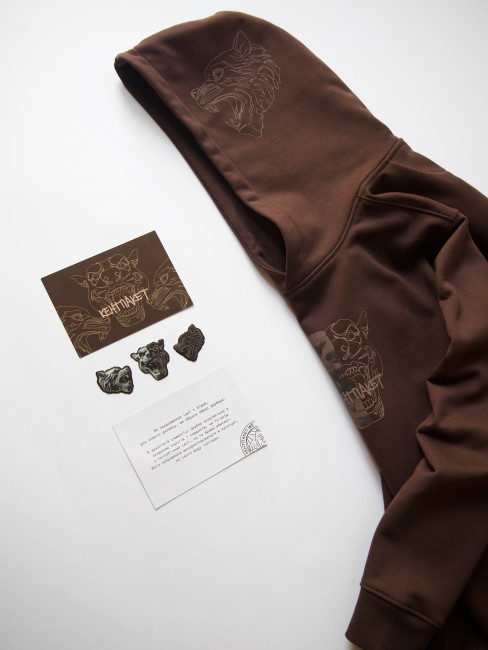 Худі КентПакет Cerberus Hoodie Brown