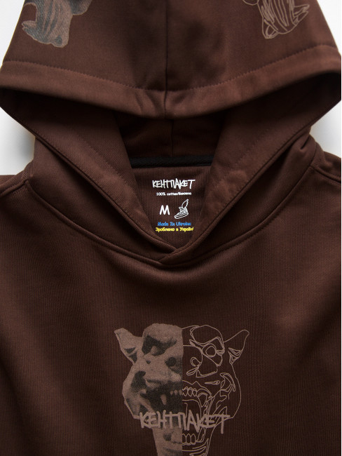 Худі КентПакет Cerberus Hoodie Brown