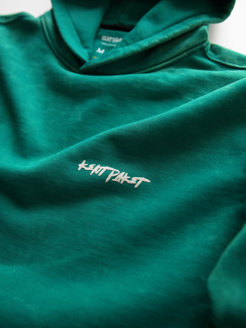 Hoodie KentPaket Lady Liberty Washed Green