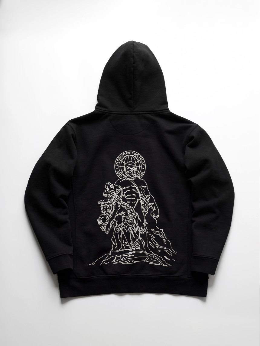 Zip-hoodie KentPaket Hercules 2.0 Black