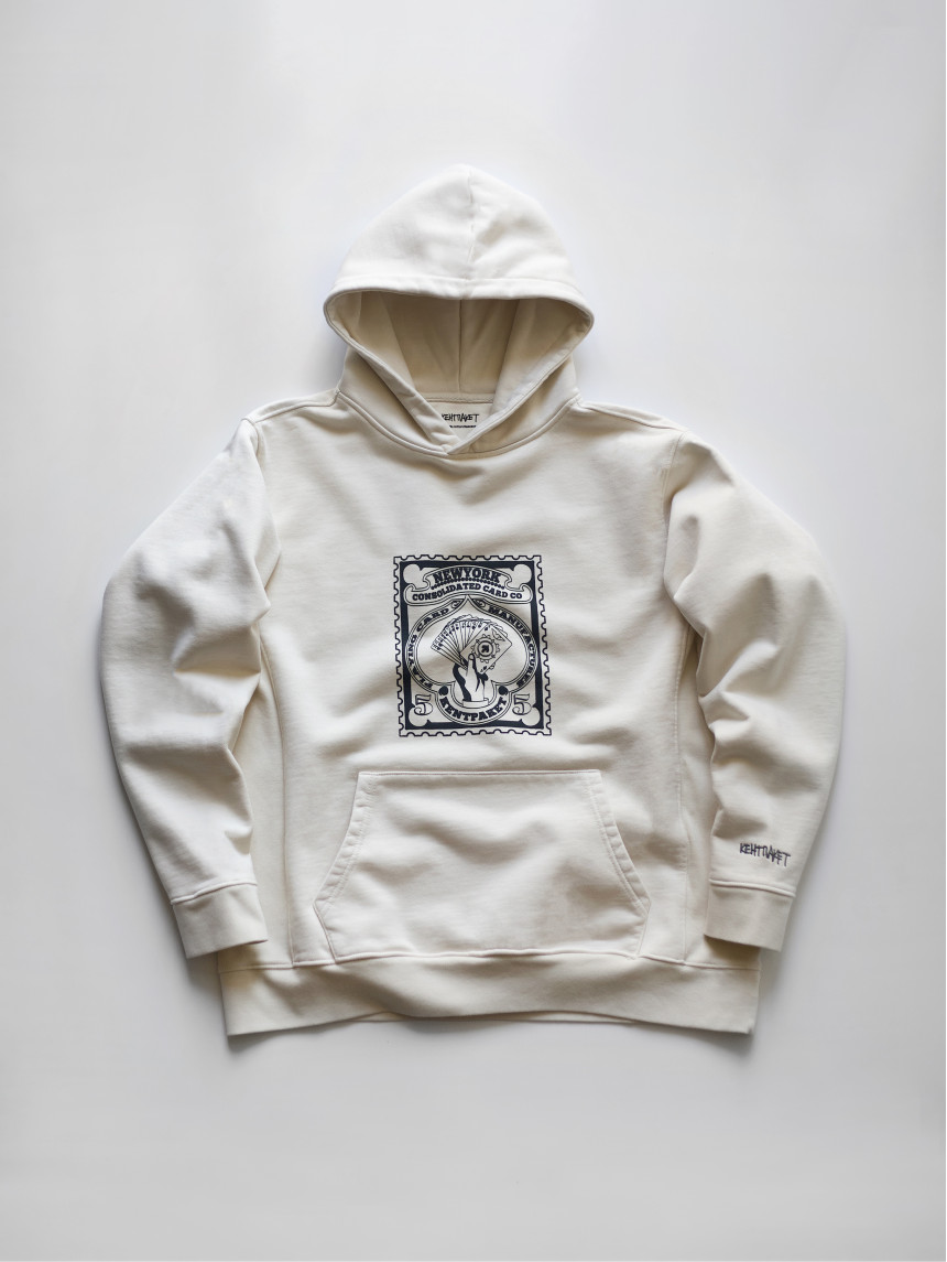 KentPaket Card Mark hoodie beige