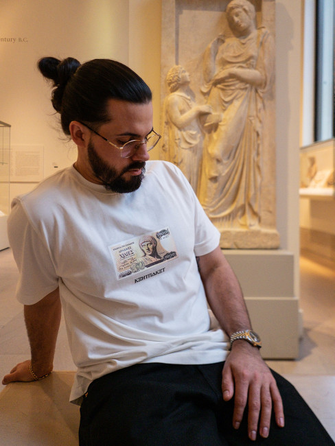 KentPaket1000 Draxm Tee White