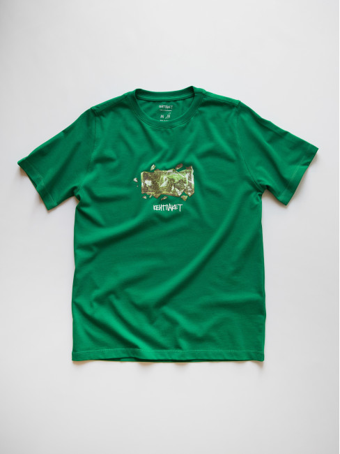 Футболка КентПакет Emerald Dollar Logo Green