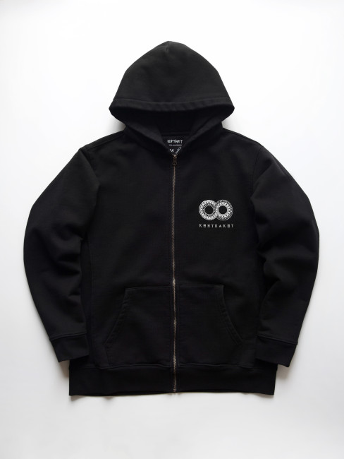 Zip-hoodie KentPaket  8 Black