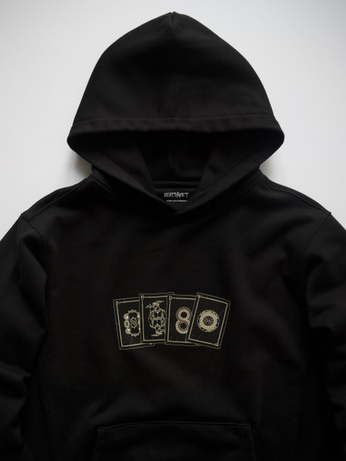 Hoodie KentPaket 4 chapters Black