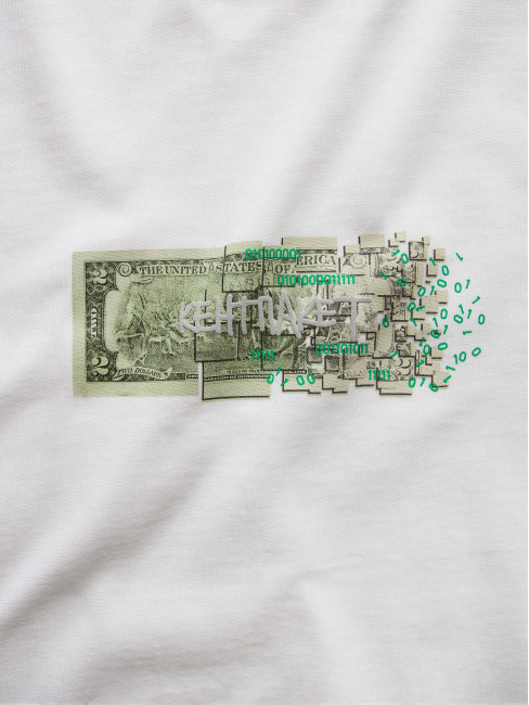 Футболка КентПакет CyberDollar White