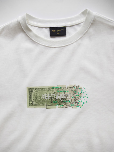 Футболка КентПакет CyberDollar White