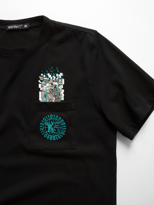 Футболка КентПакет Cyber $ Pocket Tee Black 2