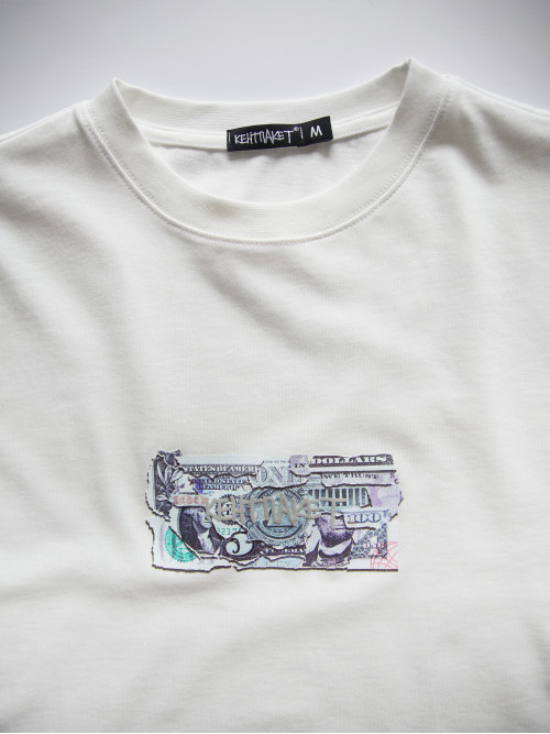 T-shirt KentPaket Deconstracted Wealth White 2