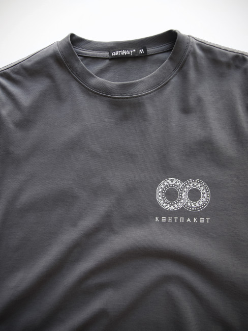 Футболка КентПакет Eight tee Grey