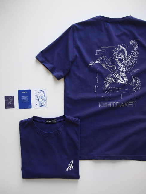 Футболка КентПакет Pegasus Design Tee Navy