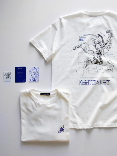 Футболка КентПакет Pegasus Design Tee White