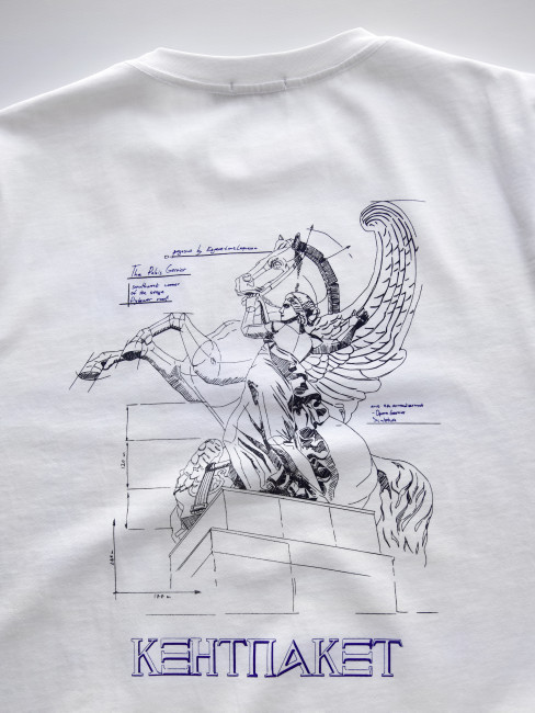 Футболка КентПакет Pegasus Design Tee White