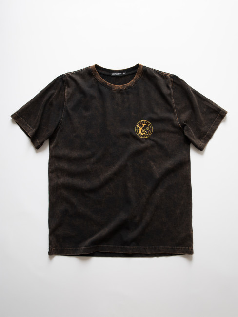 Футболка КентПакет Washed Hermes Logo Tee Black
