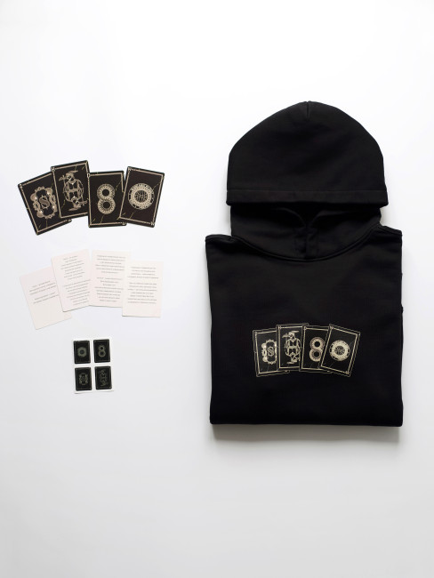 Hoodie KentPaket 4 chapters Black